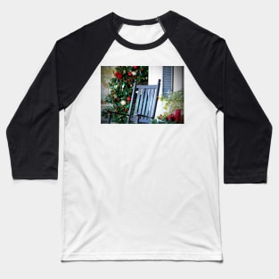 Christmas On The Porch Baseball T-Shirt